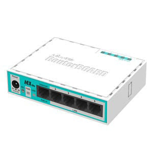 MikroTik RB750r2 hEX lite 850MHz 64MB 5xLAN SOHO L4