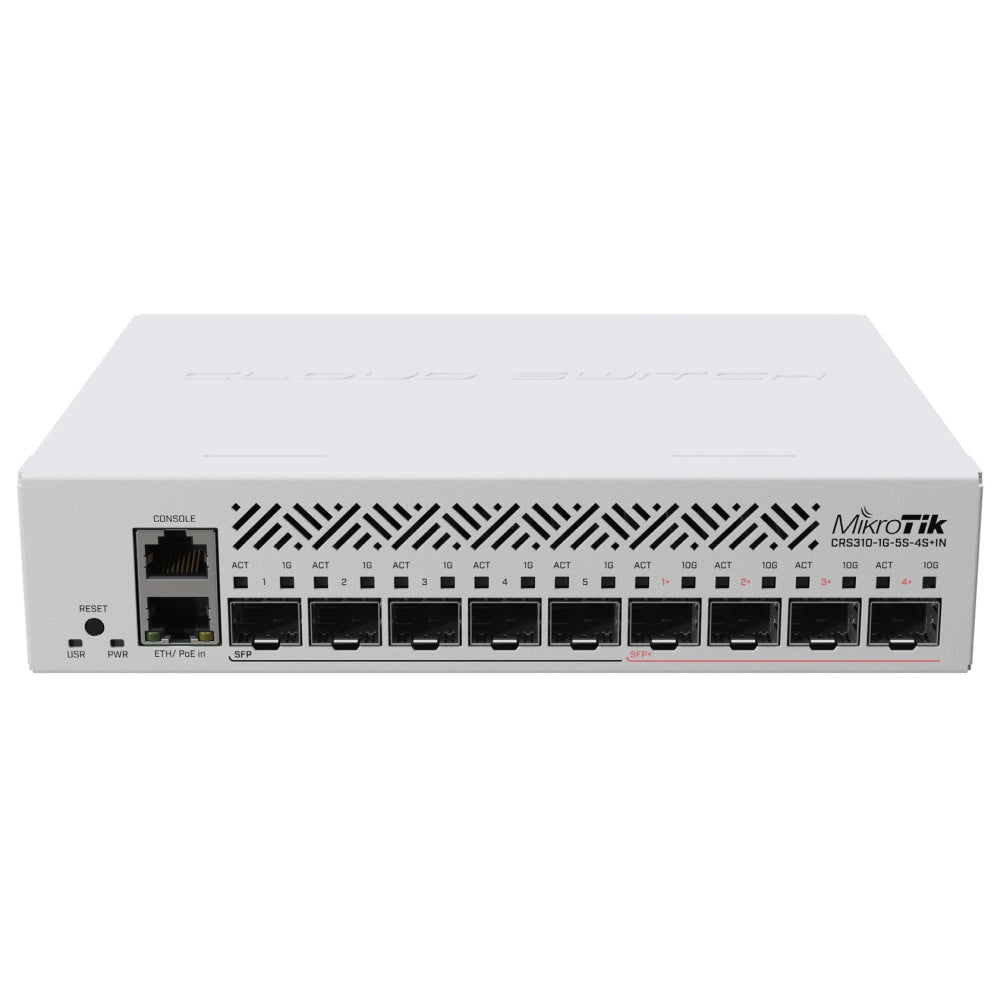 MikroTik CRS310-1G-5S-4S+IN Cloud Router Switch 800MHz 5xSFP 4xSFP+
