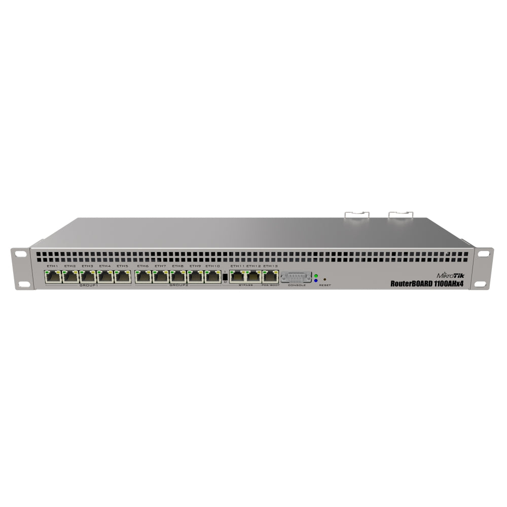 MikroTik RB1100x4 1.4GHz Quad Core 128MB 13xGb LAN L6